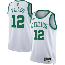 Boston Celtics #12 Togo Palazzi Jersey -White Classic