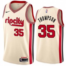 Portland Trail Blazers #35 Kevin Thompson Jersey -Cream 2019-2020 ripcity