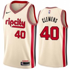 Portland Trail Blazers #40 Barry Clemens Jersey -Cream 2019-2020 ripcity