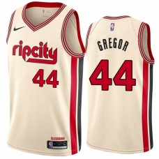 Portland Trail Blazers #44 Gary Gregor Jersey -Cream 2019-2020 ripcity