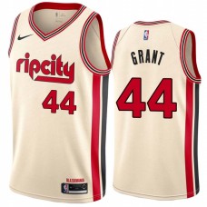 Portland Trail Blazers #44 Harvey Grant Jersey -Cream 2019-2020 ripcity