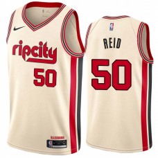 Portland Trail Blazers #50 Robert Reid Jersey -Cream 2019-2020 ripcity