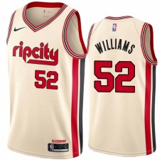 Portland Trail Blazers #52 Buck Williams Jersey -Cream 2019-2020 ripcity