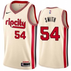 Portland Trail Blazers #54 Reggie Smith Jersey -Cream 2019-2020 ripcity