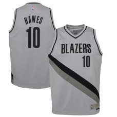 Portland Trail Blazers #10 Steve Hawes Jersey -Gray Earned