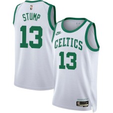 Boston Celtics #13 Gene Stump Jersey -White Classic