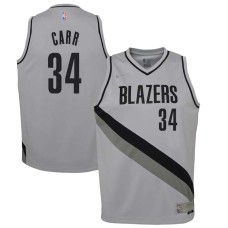 Portland Trail Blazers #34 Kenny Carr Jersey -Gray Earned