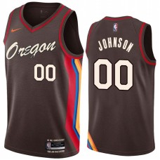 Portland Trail Blazers #00 Ken Johnson Jersey -Oregon 2020-2021 City