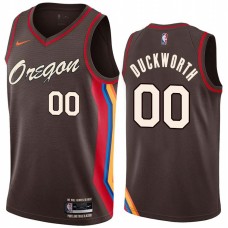 Portland Trail Blazers #00 Kevin Duckworth Jersey -Oregon 2020-2021 City