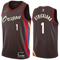 Portland Trail Blazers #1 Rod Strickland Jersey -Oregon 2020-2021 City