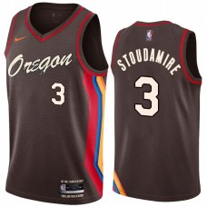 Portland Trail Blazers #3 Damon Stoudamire Jersey -Oregon 2020-2021 City