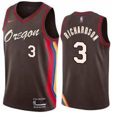 Portland Trail Blazers #3 Jeremy Richardson Jersey -Oregon 2020-2021 City