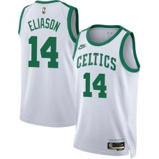 Boston Celtics #14 Don Eliason Jersey -White Classic