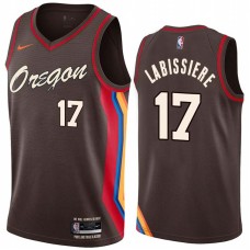 Portland Trail Blazers #17 Skal Labissiere Jersey -Oregon 2020-2021 City