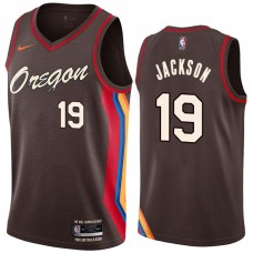 Portland Trail Blazers #19 Jim Jackson Jersey -Oregon 2020-2021 City