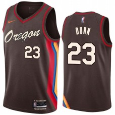 Portland Trail Blazers #23 TR Dunn Jersey -Oregon 2020-2021 City