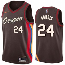 Portland Trail Blazers #24 Audie Norris Jersey -Oregon 2020-2021 City