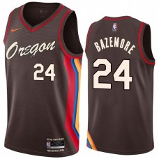 Portland Trail Blazers #24 Kent Bazemore Jersey -Oregon 2020-2021 City