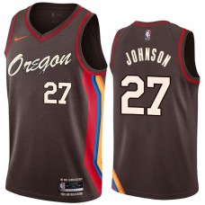 Portland Trail Blazers #27 John Johnson Jersey -Oregon 2020-2021 City