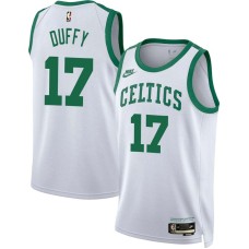 Boston Celtics #17 Bob Duffy Jersey -White Classic