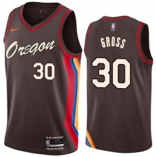 Portland Trail Blazers #30 Bob Gross Jersey -Oregon 2020-2021 City