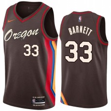 Portland Trail Blazers #33 Jim Barnett Jersey -Oregon 2020-2021 City