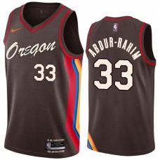 Portland Trail Blazers #33 Shareef Abdur-Rahim Jersey -Oregon 2020-2021 City