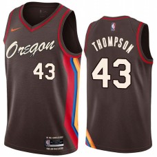 Portland Trail Blazers #43 Mychal Thompson Jersey -Oregon 2020-2021 City