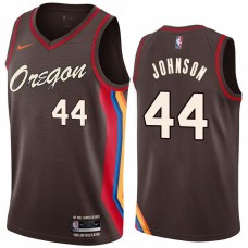 Portland Trail Blazers #44 Ollie Johnson Jersey -Oregon 2020-2021 City