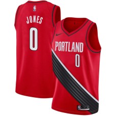 Portland Trail Blazers #0 Fred Jones Jersey -Red