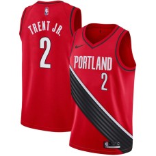 Portland Trail Blazers #2 Gary Trent Jr Jersey -Red