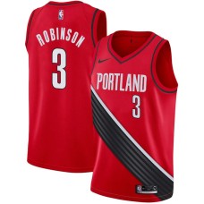 Portland Trail Blazers #3 Clifford Robinson Jersey -Red