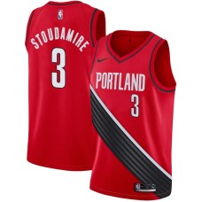 Portland Trail Blazers #3 Damon Stoudamire Jersey -Red