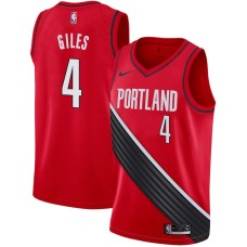 Portland Trail Blazers #4 Harry Giles Jersey -Red