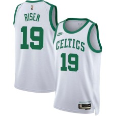 Boston Celtics #19 Arnie Risen Jersey -White Classic