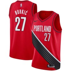 Portland Trail Blazers #27 Jusuf Nurkic Jersey -Red