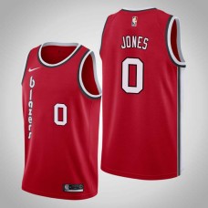 Portland Trail Blazers #0 Fred Jones Jersey -Red Classic