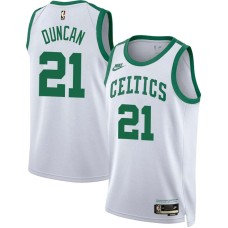 Boston Celtics #21 Andy Duncan Jersey -White Classic