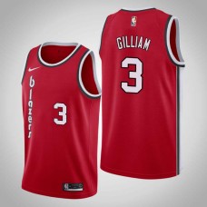 Portland Trail Blazers #3 Herm Gilliam Jersey -Red Classic