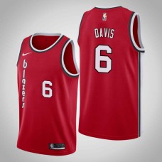 Portland Trail Blazers #6 Walter Davis Jersey -Red Classic