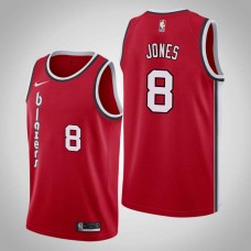 Portland Trail Blazers #8 Charles Jones Jersey -Red Classic