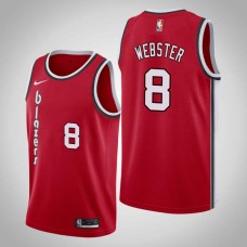 Portland Trail Blazers #8 Martell Webster Jersey -Red Classic