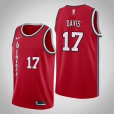 Portland Trail Blazers #17 Charlie Davis Jersey -Red Classic