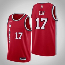 Portland Trail Blazers #17 Mario Elie Jersey -Red Classic