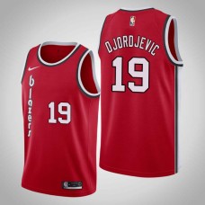 Portland Trail Blazers #19 Aleksandar Djordjevic Jersey -Red Classic