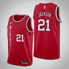 Portland Trail Blazers #21 Jaren Jackson Jersey -Red Classic