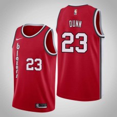 Portland Trail Blazers #23 TR Dunn Jersey -Red Classic