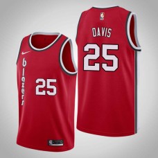 Portland Trail Blazers #25 Bob Davis Jersey -Red Classic