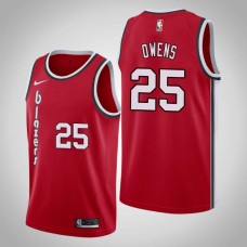 Portland Trail Blazers #25 Tom Owens Jersey -Red Classic