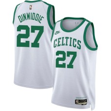 Boston Celtics #27 Bill Dinwiddie Jersey -White Classic